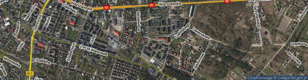 Zdjęcie satelitarne Sędomierska ul.